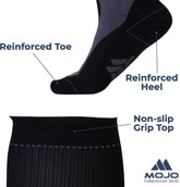 Mojo Medical Compression Socks for Women and Men 20-30Mmhg, Knee High for Pain & Veins Circulation, A601R